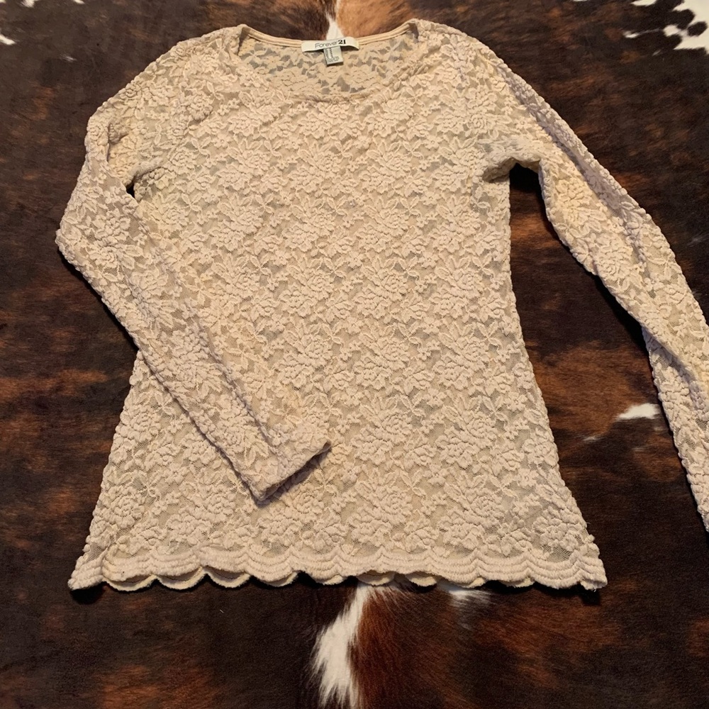 Forever 21 lace shirt